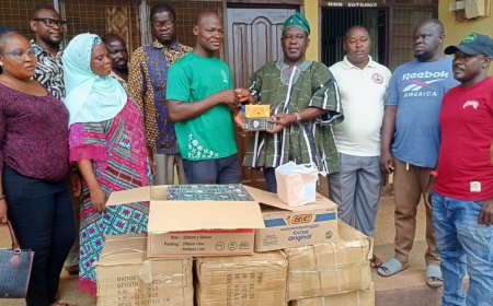 Salaga South MP Supports 1,155 BECE Candidates with Examination Materials and Feeding Initiative