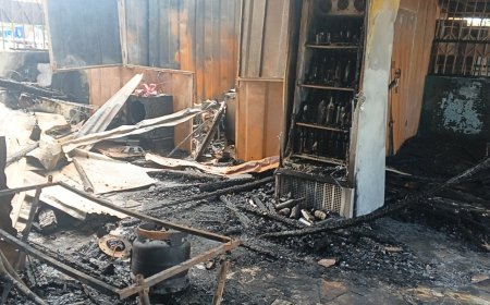 Fire Guts Plus Two Mango Down Pub at Bibiani Estate, Destroying Properties Worth Thousands