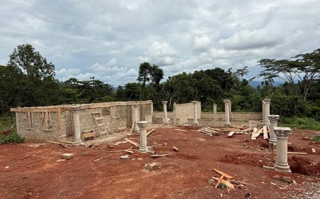 MCE Inspects Ongoing Development Projects in Sefwi Wiawso Municipality