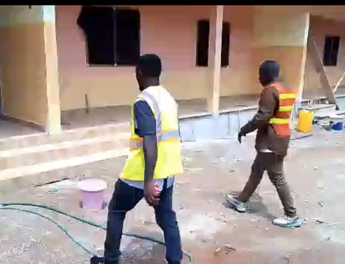 HON. DR. DOMINIC GYASI INSPECTS ONGOING DEVELOPMENT PROJECTS IN SEFWI WIAWSO MUNICIPALITY