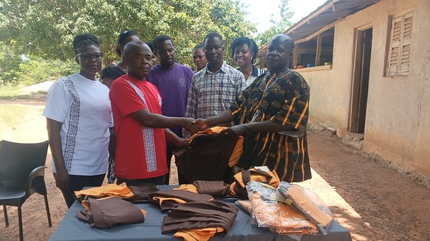 Mr. Issac Anyimah Donates School Uniforms to Bethlehem Experimental Basic School
