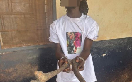 Man, 22, Arrested with Skeletal Parts at Sefwi Atronsu