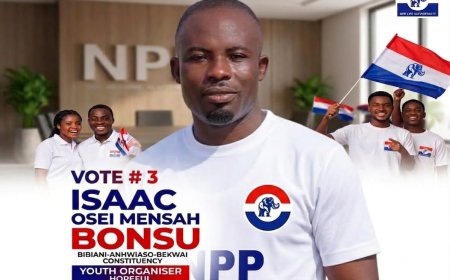 Isaac Osei Mensah Bonsu Eyes NPP Youth Organiser Position, Promises to Empower the Youth and Strengthen the Party
