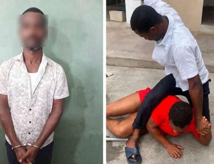 Police Arrest Teacher Captured in Viral Video Assaulting Female Student at Nyinahin Catholic SHS