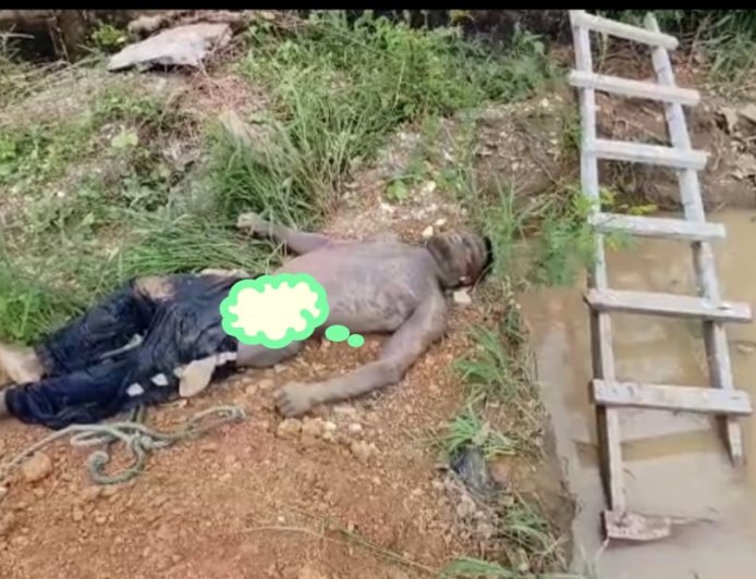 Unknown Man Found Dead in Abandoned Manhole at Bibiani Overseas