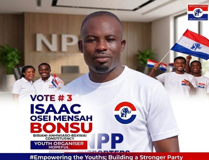 Isaac Osei Mensah Bonsu Eyes NPP Youth Organiser Position, Promises to Empower the Youth and Strengthen the Party