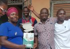 Teacher Tanko Marks Golden Jubilee with Exercise Book Donation to Alma Mater