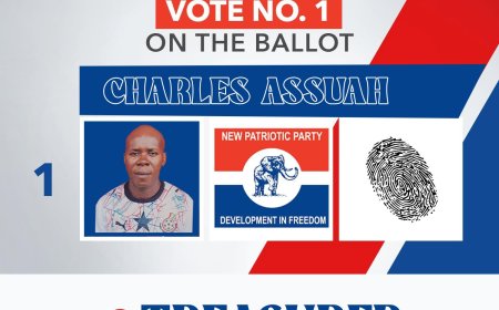 Charles Assuah's Loyalty and Integrity Earn Praise Ahead of NPP Constituency Treasurer Election