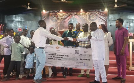 Jesus Open Doors Donates GH¢10,000 to HOMA Ghana Orphanage to Mark Birthday