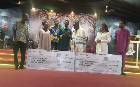Jesus Open Doors Donates GH¢10,000 Towards ICGC Church Expansion Project to Mark Birthday