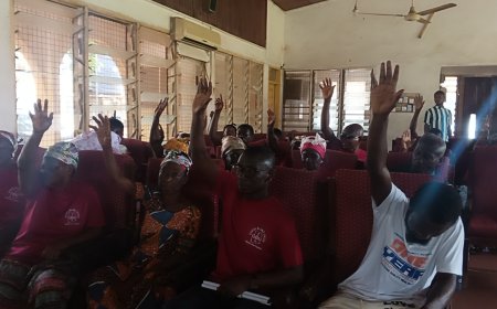 Bibiani Anhwiaso Bekwai Municipal Ghana Blind Union Elects New Executives, Calls for Unity and Inclusion
