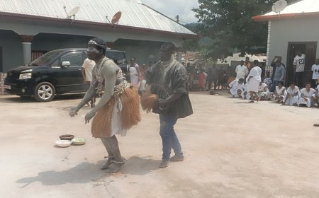 Nana Baffour Gyau Celebrates Akwasidae, Offers Prayers for Bibiani Old Town, Zongo and Sefwi Anhwiaso Traditional Area