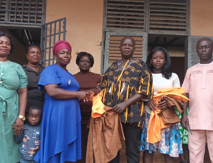 Parents Urged to Prioritise Children's Education as Philanthropist Donates School Uniforms to Baakokrom M/A Basic School