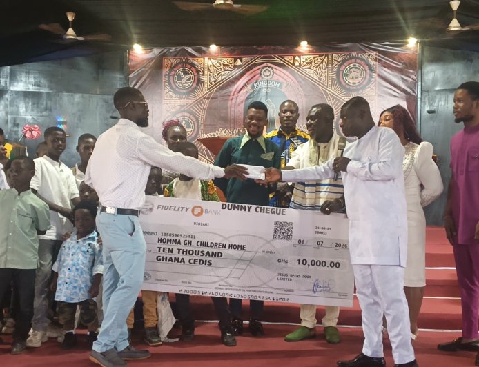 Jesus Open Doors Donates GH¢10,000 to HOMA Ghana Orphanage to Mark Birthday