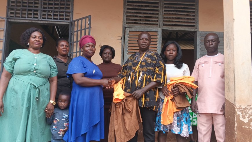 Parents Urged to Prioritise Children's Education as Philanthropist Donates School Uniforms to Baakokrom M/A Basic School