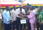 YEA CEO PRESENTS TOOLS AND EQUIPMENT TO WESTERN NORTH DIRECTORATE FOR DISTRIBUTION TO YOUTH BENEFICIARIES