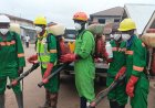 Zoomlion Ghana Commences Disinfection Exercise Across Public Spaces in Bibiani-Anhwiaso-Bekwai