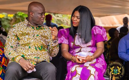"Hon. Eric Opoku Is the Pillar of Ahafo Region" – Regional Minister Commends Agric Minister