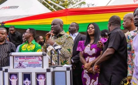 Hon. Eric Opoku Announces Major Road Projects for Kwapong and Nobekaw Communities