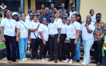 DCOP DR. FRANCIS KWAME TSIDI URGES POLICE SPOUSES TO PRIORITIZE PEACE AND HARMONY