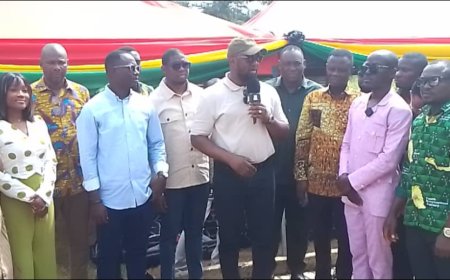 YEA CEO MALIK BASINTALE URGES BENEFICIARIES TO MAKE GOOD USE OF TOOLS AND EQUIPMENT