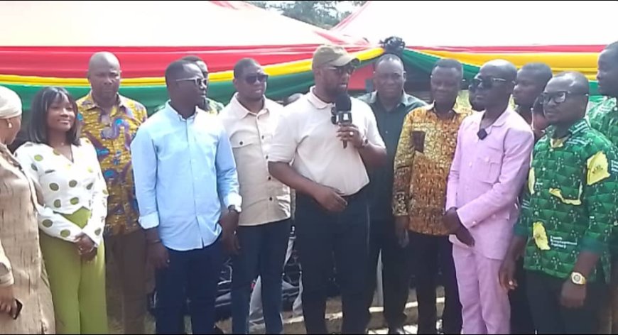 YEA CEO MALIK BASINTALE URGES BENEFICIARIES TO MAKE GOOD USE OF TOOLS AND EQUIPMENT