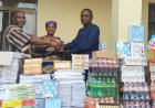 Ogyeahoho Yaw Gyebi II Donates Educational Materials to Bibiani-Anhwiaso-Bekwai Education Directorate