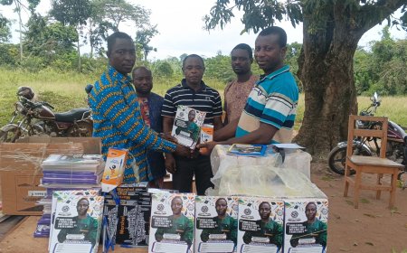 Bethlehem Assembly Member Donates Educational Materials, Urges Parents to Keep Children in School