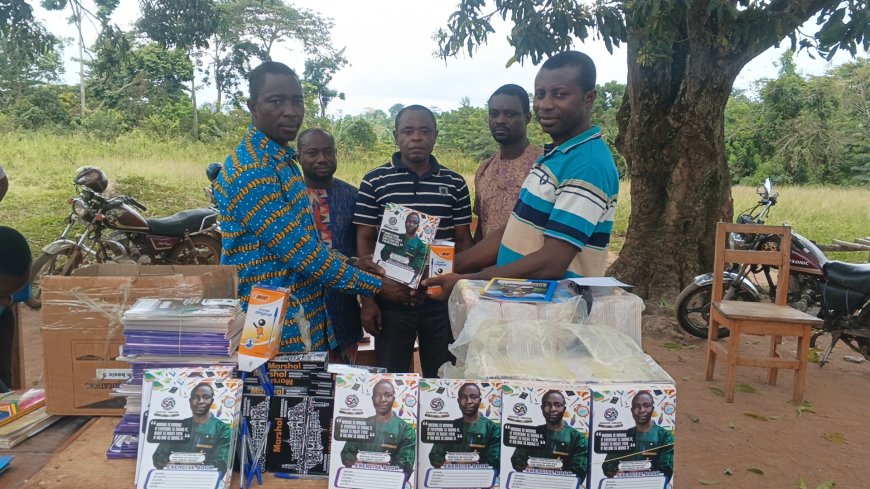 Bethlehem Assembly Member Donates Educational Materials, Urges Parents to Keep Children in School