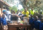 Alex Donkor Donates Teaching and Learning Materials to Kwakumme-Krom and Afful-Krom M/A Basic School