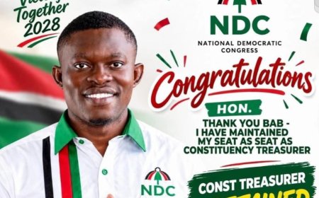 Tony Twum Acheampong Retains NDC Constituency Treasurer Position in Bibiani-Anhwiaso-Bekwai