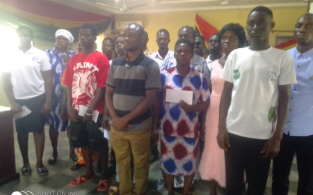 Kofi Afful Benteh Reaffirms Commitment to Sefwi Wiawso Constituents, Supports 96 Students