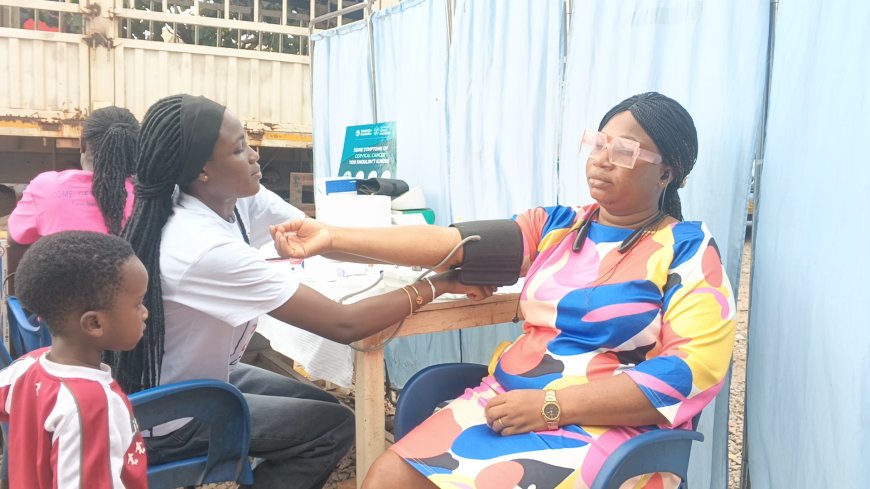 MedRoam Africa, This Girl Can Foundation Organise Free Health Screening in Bibiani