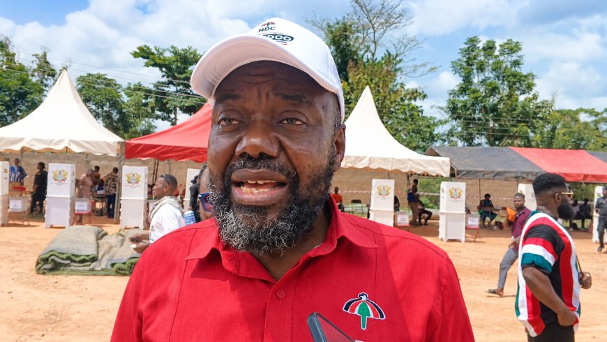 Big Aidoo Commends Security Agencies for Peaceful NDC Constituency Elections in Western North