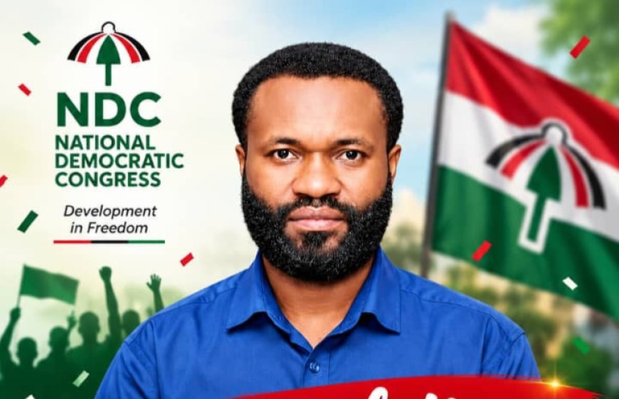 Dickson Ackah Mensah Thanks Delegates After Winning NDC Organizer Position in Bibiani
