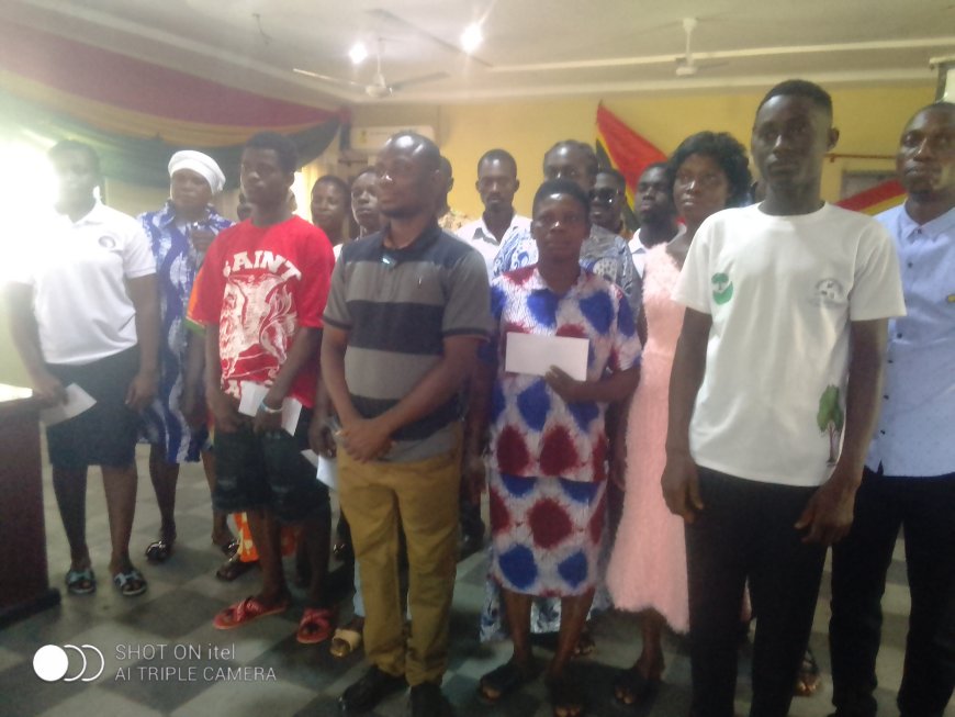 Kofi Afful Benteh Reaffirms Commitment to Sefwi Wiawso Constituents, Supports 96 Students